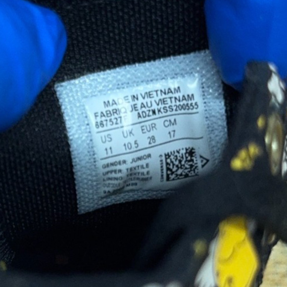 Converse All Star Camp High Top Sneakers Graphic Print Shoes Kids Size 11 New - Picture 5 of 6